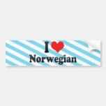 Jag älskar norrman bildekaler