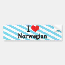 Jag älskar norrman bildekaler