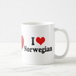 Jag älskar norrman kaffe mugg