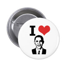 Jag älskar Obama klämmer fast Nål