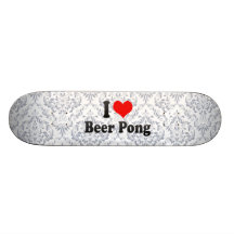Jag älskar öl Pong Skate Decks