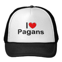 Jag älskar Pagans (för hjärta) Baseball Hat