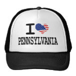 Jag älskar Pennsylvania Mesh Kepsar