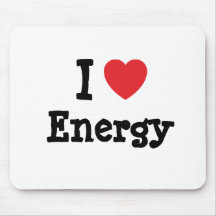 Jag älskar personlig för energihjärtaanpassningsba mus matta