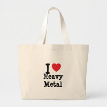 Jag älskar personlig för heavy metalhjärtaanpassni tote bag