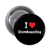 Jag älskar personlig för Snowboardinghjärtaanpassn Knapp