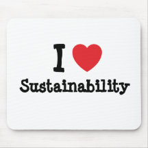 Jag älskar personlig för Sustainabilityhjärtaanpas Mus Matta