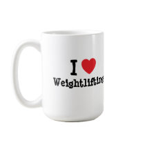 Jag älskar personlig för Weightliftinghjärtaanpass