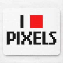 Jag älskar PIXEL Mus Mattor