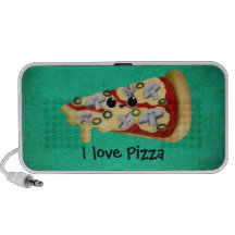 Jag älskar Pizza Mp3 Högtalare