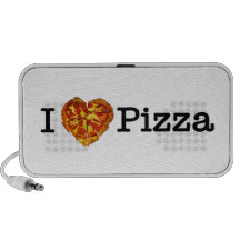 Jag älskar Pizza Notebook Högtalarsystem