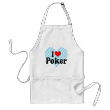 Jag älskar poker förkläden