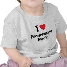 Jag älskar progressiv personlig för stenhjärtaanpa t shirt