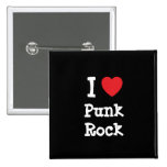 Jag älskar Punk personlig för stenhjärtaanpassning Knapp Med Nål