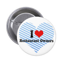 Jag älskar restaurangägare pins