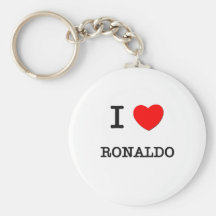 Jag älskar Ronaldo Nyckelring