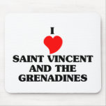 Jag älskar Saint Vincent and The Grenadines Mus Matta