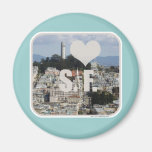 Jag älskar San Francisco Magnet För Kylskåp