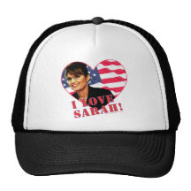 Jag älskar Sarah Palin Baseball Hat