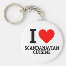 Jag älskar Scandanavian cuisine Nyckel Ringar