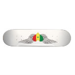 Jag älskar Senegal - vingar Skateboard