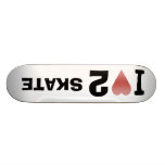 Jag älskar skateboarden för 2 skridsko