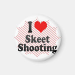 Jag älskar Skeetskytte Magneter För Kylskåp