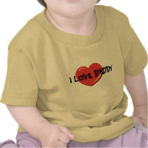 JAG ÄLSKAR SKJORTAN FÖR PAPPABABY T TEE SHIRTS