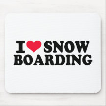 Jag älskar Snowboarding Musmatta