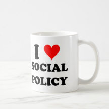 Jag älskar social politik muggar