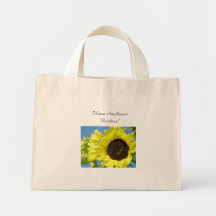 Jag älskar solrosträdgårdar! Tote bagssolrosor