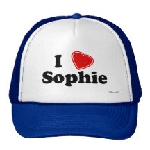 Jag älskar Sophie Trucker Kepsar