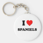 Jag älskar Spaniels Nyckel Ringar