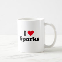 Jag älskar sporks mugg