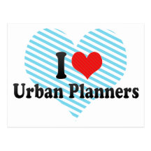 Jag älskar stads- Planners Vykort