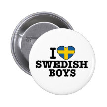 Jag älskar svenska pojkar knapp