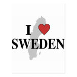 Jag älskar sverige vykort