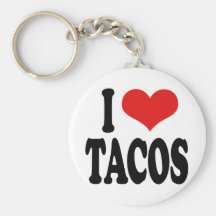 Jag älskar tacosen nyckelring