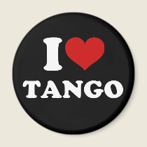 Jag älskar Tango magneter