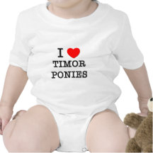Jag älskar Timor ponnyer (hästar) Tröja