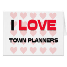 JAG ÄLSKAR TOWNPLANNERS HÄLSNINGS KORT