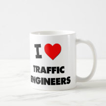 Jag älskar trafikerar ingenjörer mugg