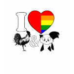 Jag älskar tuppar och katter - bisexuella flickor 
