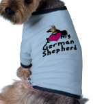 Jag älskar tysk shepherds! djur tee shirt
