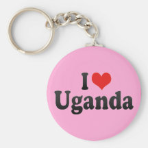 Jag älskar Uganda Nyckel Ringar