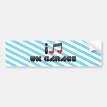 Jag älskar Uk-garage Bildekaler