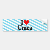 Jag älskar Umea, sverige Bildekaler