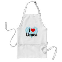 Jag älskar Umea, sverige Förkläden