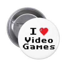 Jag älskar videospel nål