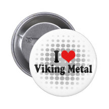 Jag älskar Viking metall Pins